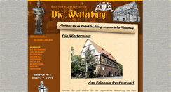 Desktop Screenshot of diewetterburg.de