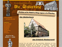 Tablet Screenshot of diewetterburg.de